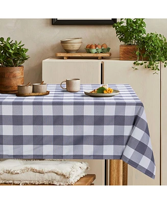 Caromio Yarn Dyed Buffalo Checkered Tablecloth 55" x 102"