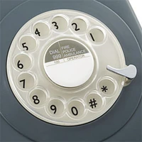 Gpo Retro GPO746RGY 746 Desktop Rotary Dial Telephone - Grey