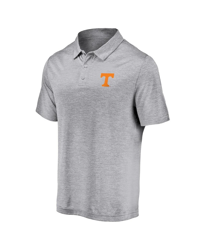 Fanatics Men's Gray Tennessee Volunteers Primary Logo Polo Shirt