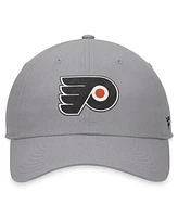 Fanatics Men's Gray Philadelphia Flyers Extra Time Adjustable Hat