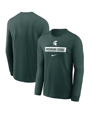 Nike Men's Green Michigan State Spartans 2024 Sideline Legend Performance Long Sleeve T-Shirt