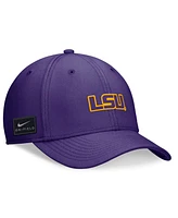 Nike Men's and Women's Purple Lsu Tigers 2024 Sideline Swoosh Flex Hat