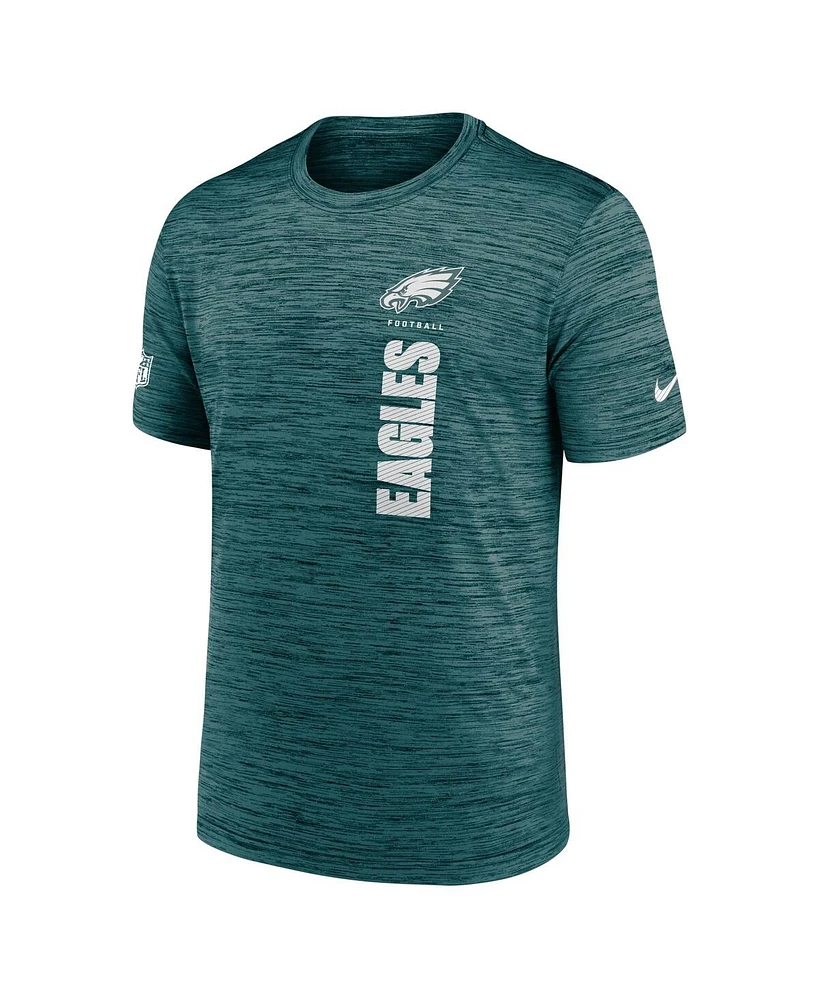 Nike Men's Midnight Green Philadelphia Eagles 2024 Sideline Velocity Performance T-Shirt