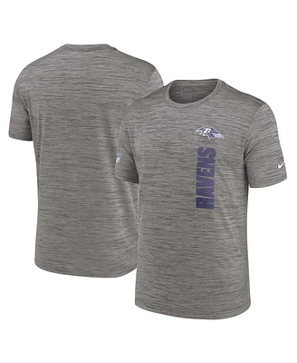 Nike Men's Gray Baltimore Ravens 2024 Sideline Velocity Performance T-Shirt