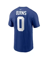 Nike Men's Brian Burns Royal New York Giants Player Name Number T-Shirt