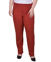 Ny Collection Plus Scuba Crepe Ankle Pant