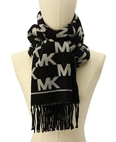 Michael Michael Kors Women's Metallic Logo Wrap Scarf