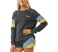 Rip Curl Juniors' High Tide Surf Raglan Crew Top