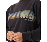 Rip Curl Juniors' Hoffman Relaxed Crewneck Fleece Sweatshirt