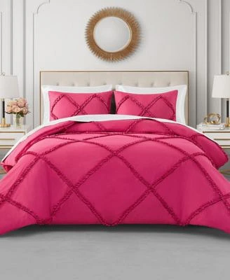 Juicy Couture Diamond Ruffle Comforter Sets