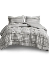Urban Habitat Rowan Striped 3-Pc. Duvet Cover Set, Full/Queen