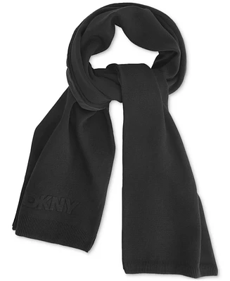 Dkny Women's Debossed Logo Scarf