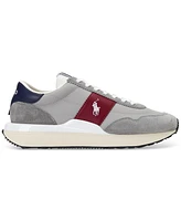 Polo Ralph Lauren Men's Train 89 Suede-Paneled Sneaker