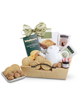 Alder Creek Gift Baskets Tea Tray 9 Piece Gift Basket