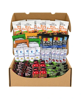 SnackBoxPros Energy Boost Snack Box, 60 Pieces