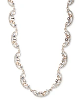 Givenchy Gold-Tone Mixed Crystal All-Around Collar Necklace, 16" + 3" extender