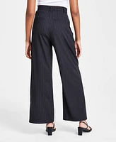 Bar Iii Women's Pinstriped Pants, Created for Macy's