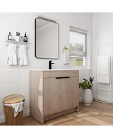 36 Inch Bathroom Vanity Plywood With 2 Drawers