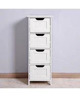 Streamdale Furniture Bathroom Storage Cabinet, Freestanding Cabinet With Drawers