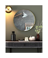 Streamdale Furniture Metal Round Wall Mirror 0003