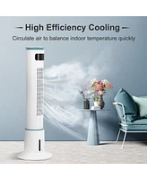 Streamdale Furniture Simple Deluxe Mist Tower Fan, 12 Speeds & 3 Modes Settings Standing Fan, 15 Hour Timing