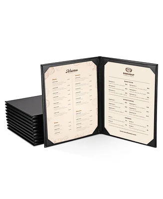 Yescom WeChef 10 Packs Restaurant Menu Covers 8.5 x 11 Book Style Pages Views