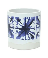 Slickblue Tie-dye Decorative Print Ceramic Pot (Set of 2)