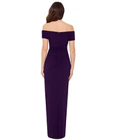 Xscape Off-The-Shoulder Gown