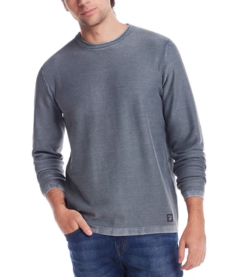 Weatherproof Vintage Men's Regular-Fit Textured Stonewashed Sweater