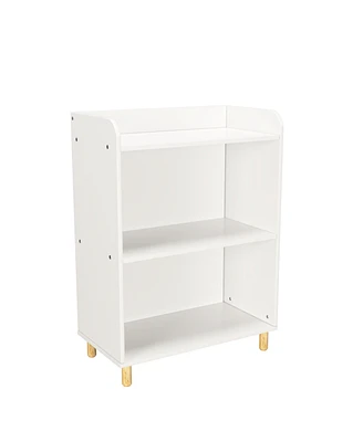 Simplie Fun Kids 3-Tier Bookcase with Toy Storage