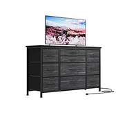 gaomon 10 drawer Tv cabinet with socket