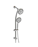 Streamdale Furniture Multi Function Dual Shower Head - Shower System With 4.7 Rain Showerhead, 7-Function