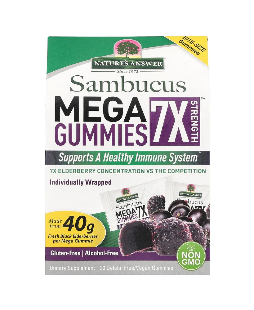 Nature's Answer Sambucus Mega Gummies 7X Strength