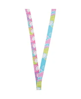 Sanrio Hello Kitty Strawberry Milk 22 Inch Lanyard With Rubber Charm And Clear Id Sleeve