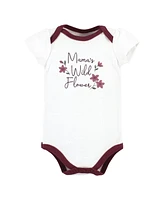 Hudson Baby Girls Cotton Bodysuits