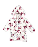 Hudson Baby Baby Girls Hudson 2Pc Plush Animal Face Bathrobe