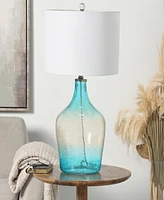 Rosemary Lane 28" Glass Ombre Accent Lamp with Gold Accent