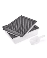 Tovolo Twist and Realease Mini Ice Mold Set with Tray and scoop