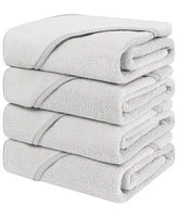 American Soft Linen Baby Hooded Bath Towel Set, 4-Pieces