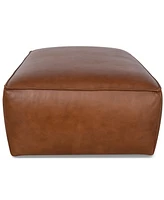 Rutherford Home Amalfy 39" Leather Big Ottoman