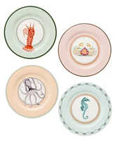 Yvonne Ellen Under the Sea Dinner Plates, Set of 4