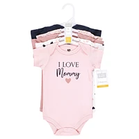 Hudson Baby Girls Cotton Bodysuits