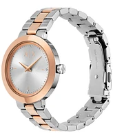 A|X Armani Exchange Women's Quartz Two-Tone Stainless Steel 36MM