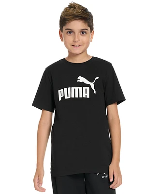 Puma Big Boys No 1 Logo Graphic Cotton T-Shirt