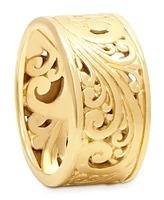 Devata 11mm Gold Plated Bali Filigree in Sterling Silver