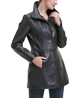 Bgsd Plus Rosie Leather Coat