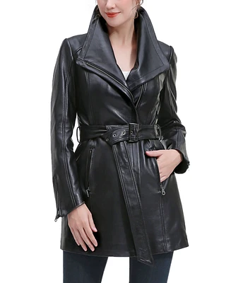 Bgsd Women's Patsy Leather Coat