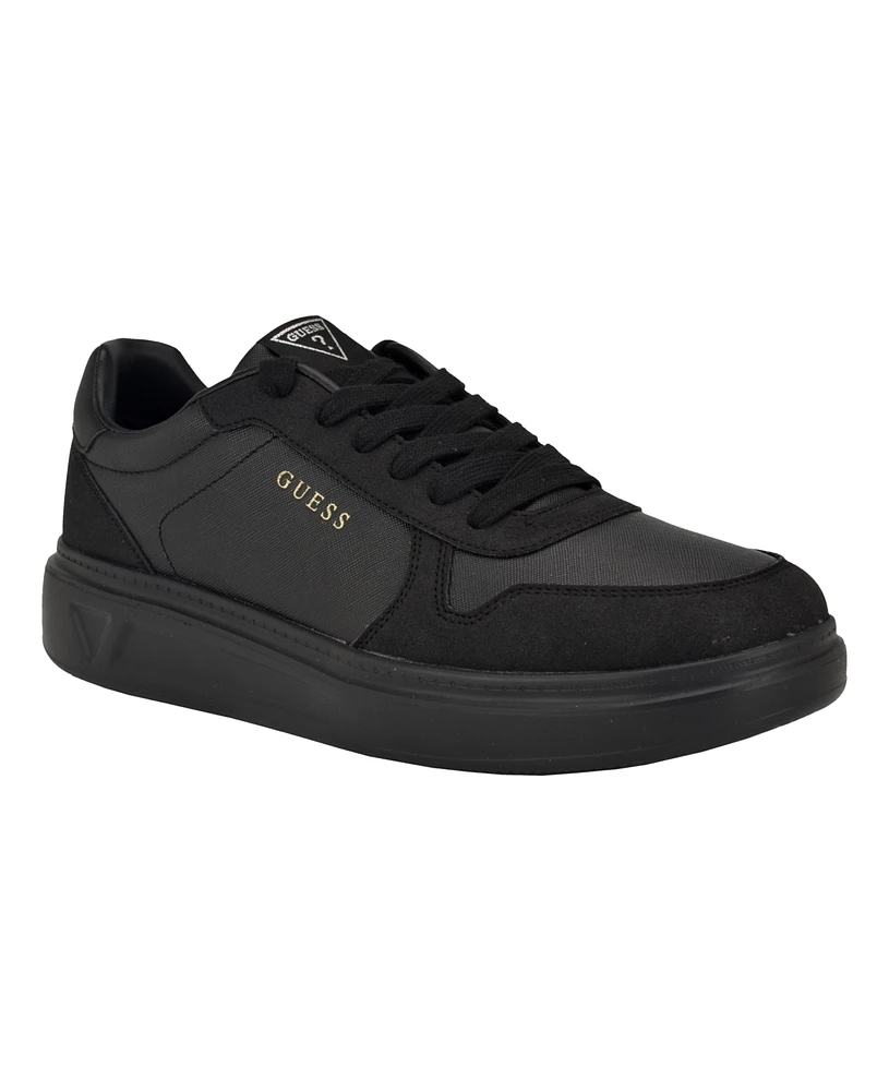 Guess Men's Caxer Elevated Lace Up Fashion Sneakers