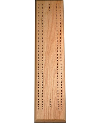 Bobby Fischer We Games Competition Cribbage Game - Solid Wood Sprint 2 Track Board with Metal Pegs