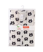 Yoga Sprout Baby Boys Sleeveless Jersey Cotton Sleeping Bag, Sack, Blanket, Bear